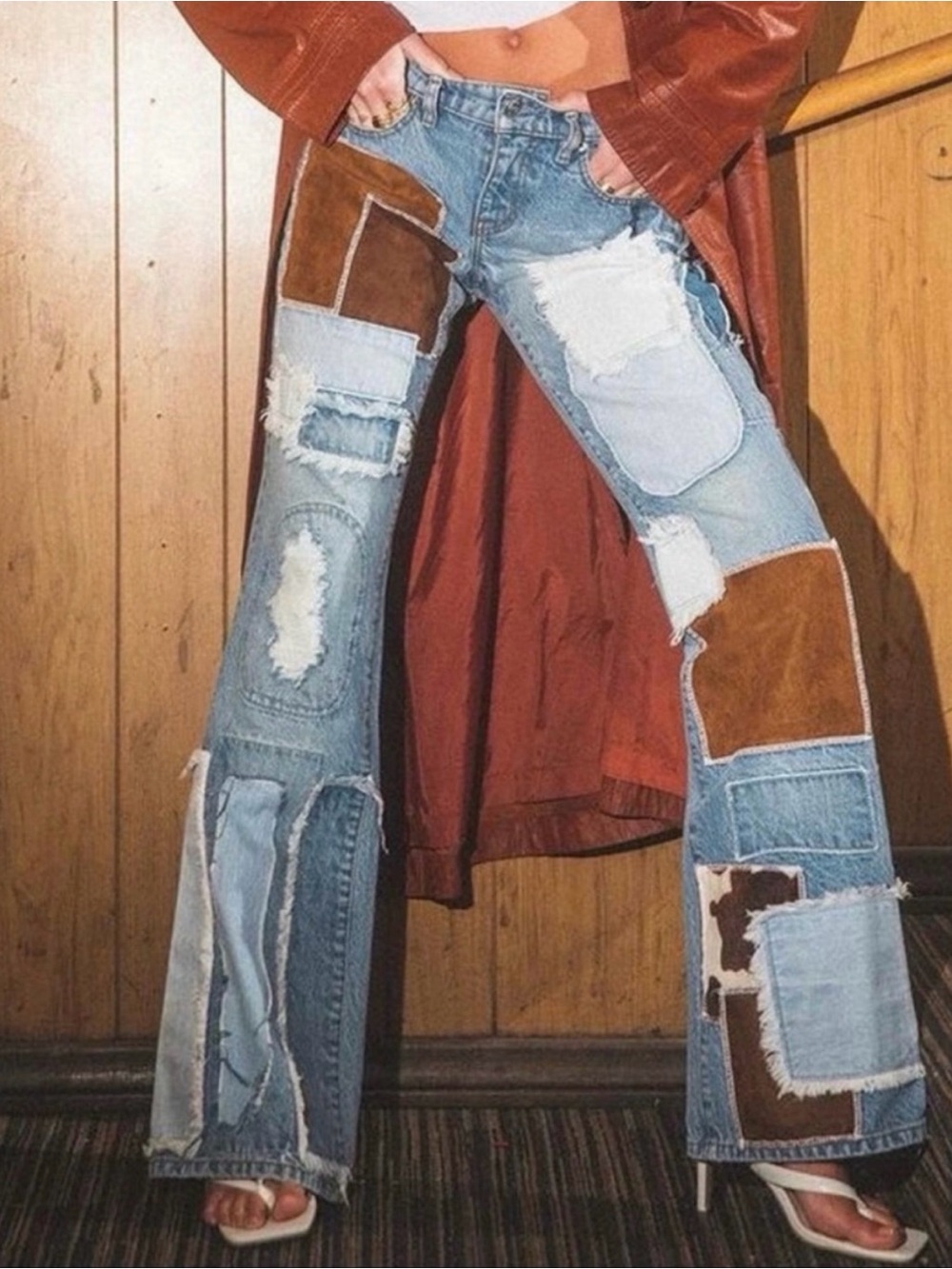 Revice Patchwork Denim Jeans